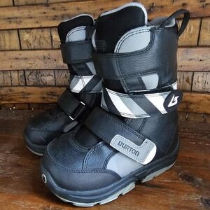 Burton Kids Black and Gray Snow Boots
